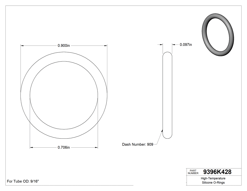 Technical drawing - 9396K428